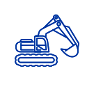 icon of excavator